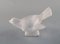 Búho y pájaro de vidrio artístico transparente de R. Lalique, años 60. Juego de 2, Imagen 2