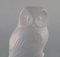 Owl and Bird in Clear Art Glass by R. Lalique, 1960s, Set of 2 4