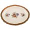 Royal Copenhagen Serving Dish in Porcelain with Floral Motifs and Gold Border 1