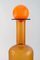 Large Vase Bottle in Light Brown Art Glass by Otto Brauer for Holmegaard, 1960s 2