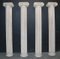 Original Painted Half Columns, Set of 4 1