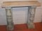 Small Stone Console Tables, Set of 2 1