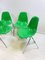 Fiberglass and Chromed Model DSS Dining Chairs by Charles & Ray Eames for Herman Miller, 1970s, Set of 4 2