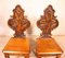 Antique Art Deco English Hall Chairs, Set of 2, Image 3