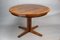 Round Extendable Rosewood Flip Flap Lotus Dining Table from Dyrlund, 1970s, Image 8