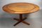 Round Extendable Rosewood Flip Flap Lotus Dining Table from Dyrlund, 1970s, Image 1