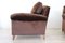 Fauteuils Vintage en Velours Marron, 1980s, Set de 2 11