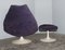 Fauteuil et Ottomane Modèle F585 Violet par Geoffrey D.Harcourt pour Artifort, 1960s, Set de 2 4