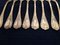 Silver Model Marly Fish Forks from Christofle, 1980s, Set of 8 2