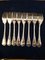 Silver Model Marly Fish Forks from Christofle, 1980s, Set of 8 5
