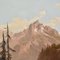19th Century Shepherd and Flock Mountain Landscape Painting by Godchaux Emile, Image 3