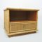 Mid-Century Bamboo, Wicker & Rattan Side Cabinet from Dal Vera, Italy, 1960s 5