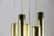 Chandelier with 7-Lights in Gilt Brass, 1970s, Image 4