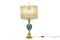 Lamp in Turquoise Opaline and Gilt Bronze, 1970s 2