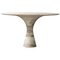 Travertino Silver Refined Marble Dining Table 1