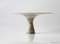 Travertino Silver Refined Marble Dining Table, Image 12