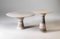 Travertino Silver Refined Marble Dining Table 18
