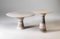 Travertino Silver Refined Marble Dining Table, Image 18