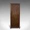 Vintage Art Deco English Oak Four Panel Ipswich Wardrobe, 1930s 7