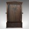 Antique Victorian Empire Style English Walnut Toilet Mirror, 1880s 6