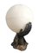 Lámpara de mesa francesa Art Déco vintage de alabastro, Imagen 16