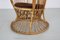 Large Rattan Lounge Chair by Lio Carminati, 1950s, Image 12