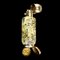 Antike viktorianische 18 Karat Gold- und Emaille-Flasche von Sampson Mordan & Co., 1880er 12