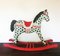 Antique Spanish Mache Paper Rocking Horse, Image 4