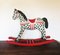 Antique Spanish Mache Paper Rocking Horse 3