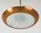 Functionalist Pendant Lamp by Vladimír Havel for Krásná Jizba, 1940s, Image 3