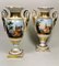 Napoleon III French Hand Painted Porcelain Vases from Porcelain de Paris, Set of 2 3