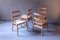 German Wicker Church Chairs, 1950s, Set of 4, Image 5