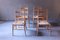 German Wicker Church Chairs, 1950s, Set of 4 2