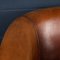 Vintage Dutch Sheepskin Leather Tub Chairs, Set of 2, Image 7
