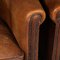 Vintage Dutch Sheepskin Leather Tub Chairs, Set of 2, Image 4