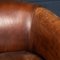 Vintage Dutch Sheepskin Leather Tub Chairs, Set of 2 8