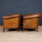 Vintage Dutch Sheepskin Leather Tub Chairs, 1980s, Set of 2, Image 25