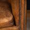 Vintage Dutch Sheepskin Leather Tub Chairs, 1980s, Set of 2, Image 8