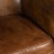 Vintage Dutch Sheepskin Leather Tub Chairs, Set of 2, Image 6