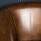 Vintage Dutch Sheepskin Leather Tub Chairs, Set of 2 4