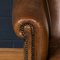 Vintage Dutch Sheepskin Leather Tub Chairs, Set of 2, Image 16