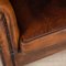 Vintage Dutch Sheepskin Leather Tub Chairs, Set of 2 6