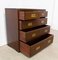 Antique English Military Campaign Style Chest of Drawers in Mahogany 5