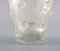 Art Glass Vase in Clear Glass with Cherries in Relief in the Style of Lalique, 1930s 5