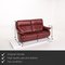 Dark Red Leather 2-Seat Sofa from Himolla 2