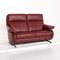 Dark Red Leather 2-Seat Sofa from Himolla 5