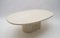 Italian Oval Travertine Coffee Table, 1960s 2