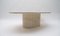 Italian Oval Travertine Coffee Table, 1960s, Image 4