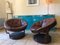 Norwegian Leather Lounge Chairs by Oddmund Vad, 1970s, Set of 2, Image 10