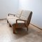 Mid-Century French Sofa by Guillerme et Chambron, 1960s, Image 2